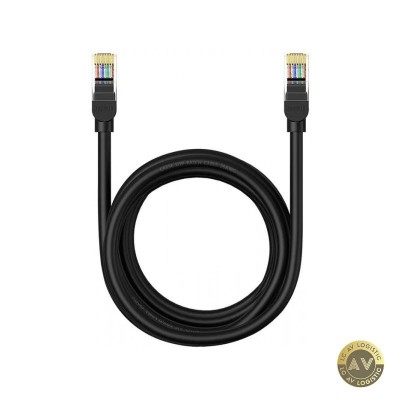 Cablu Retea Baseus UTP Cat5 3m Negru B00133206111-04 foto