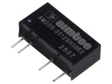 Convertor DC/DC AIMTEC AM2DS-EZ 2W 4,5-5,5V la 12V 0,167A SIP7