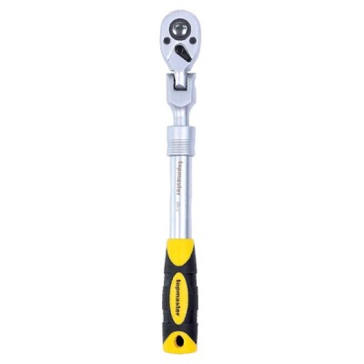 Maner clichet 1/4&amp;quot; 72 dinti extensibil 150-200mm articulat, Topmaster, 336908 foto