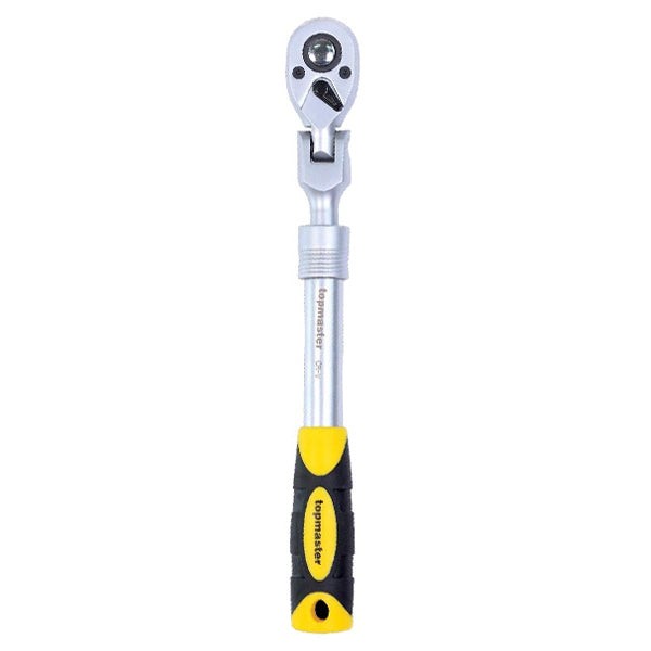 Maner clichet 1/4&quot; 72 dinti extensibil 150-200mm articulat, Topmaster, 336908