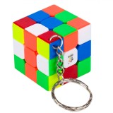 Cub Puzzle, Challenge Cube, 3 Niveluri, Multicolor, Breloc, Oem