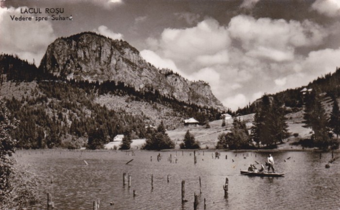 AS - ILUSTRATA 1182, LACUL ROSU - VEDERE SPRE SUHARUL, ANUL 1961