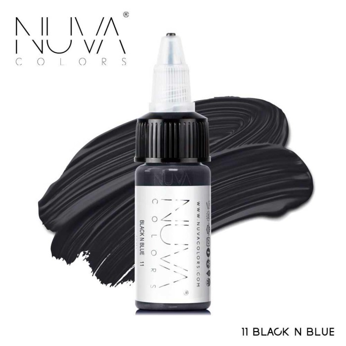 Tus Micropigmentare - NUVA Colors &ndash; 15ml - 11 Black N Blue