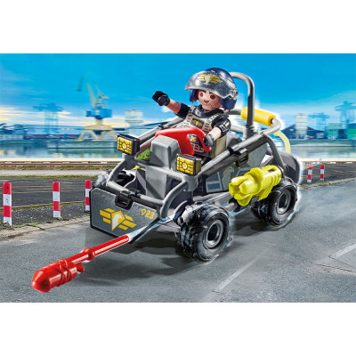 PLAYMOBIL - VEHICUL SWAT PENTRU TEREN SI APA foto