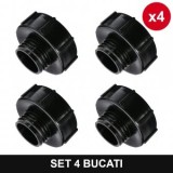 Set 4 bucati - Reductie bazin IBC 1000L, 100mm x S60X6, 3"x2" Topautochei&amp;#174;