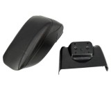 Cotiera Auto Dedicata Ford Focus 3 III 2011-2015 Negru Piele Ecologica Culisanta Rabatabila Spatiu Depozitare