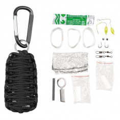 Set Kit Supravietuire Cordelina "Parachute Cord" Paracord MFH 27118A