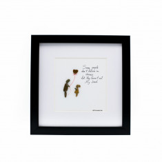 Tablou My Dad, My Hero - Colectia Pebble Art | ArtMyWay