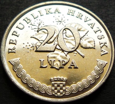 Moneda 20 LIPA - CROATIA, anul 2003 *cod 854 B foto