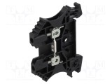 Conector &icirc;mbinare WEIDM&Uuml;LLER 2,5mm&sup2; 1 pistă 2 borne negru TS35