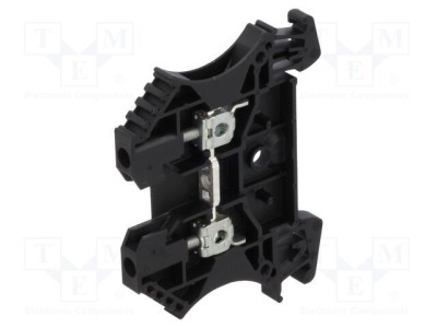 Conector &amp;icirc;mbinare WEIDM&amp;Uuml;LLER 2,5mm&amp;sup2; 1 pistă 2 borne negru TS35 foto