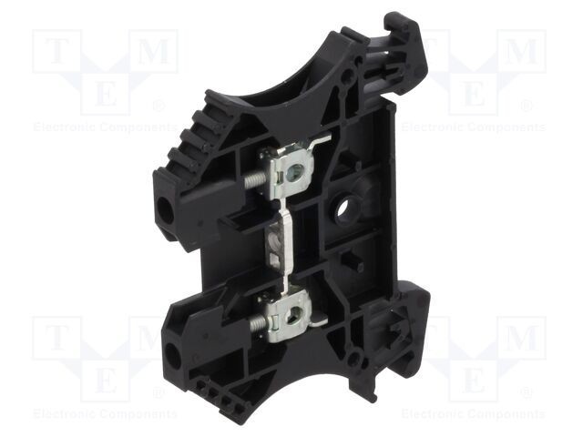 Conector &icirc;mbinare WEIDM&Uuml;LLER 2,5mm&sup2; 1 pistă 2 borne negru TS35