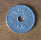 10 bani 1906, J - Hamburg, Rom&acirc;nia