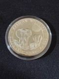 Somalia 2014 - 100 Șilingi - Elefant 1 OZ - Monedă de argint