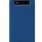 Huse silicon antisoc cu microfibra interior Samsung S10 Plus , S10+ , Albastru
