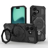Husa iPhone 17 Asteroid GSM Carbon Shield PRO, negru