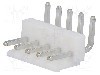 Conector pas semnal, 5 pini, pas pini 3.96mm, tata, JST - B5PS-VH (LF)(SN)