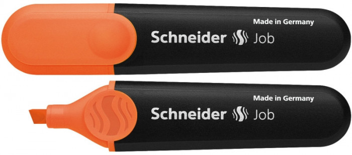 Textmarker Schneider Job, Varf Tesit 1+5mm - Orange