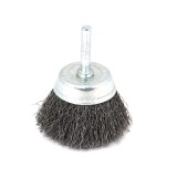 Perie cupa, cu tija, pentru metale / piatra / lemn, Peromex 5212G, diametru 50 mm