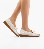 Espadrile dama Chad Albe