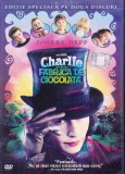 DVD Film de colectie: Charlie si fabrica de ciocolata ( Johnny Depp - Ed. spesciala 2 DVD )