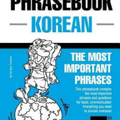 English-Korean Phrasebook and 3000-Word Topical Vocabulary