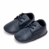 Pantofiori bleumarin eleganti baietei (Marime Disponibila: 3-6 luni (Marimea 18