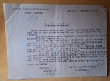 Adeverinta completare carte de munca - mecanic auto la Societatea Astra Romana, document vechi