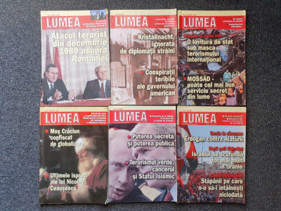 Lot 6 bucati REVISTA LUMEA 2011-2017 foto