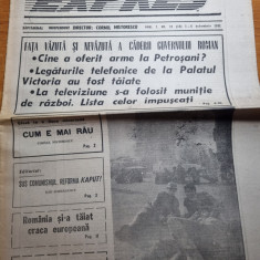 ziarul expres 1-6 octombrie 1991-art. si foto a 2-a mineriada