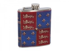 Butelcuta (plosca) inox pentru bauturi alcoolice Medieval 200 ml foto