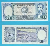 Bolivia 500 Pesos Bolivianos 1981 &#039;Antofagasta&#039; UNC serie: C 02185687 p#166