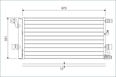VALEO 822596 Condensator, climatizare foto