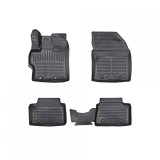 Covorase Auto Tip Tavita Cauciuc ALM Mazda 2 Full Hybrid 2022-Prezent, Negre, Margine Inalta, Fara Miros, Prindere Fixa