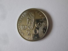 Rara! 20 Francs 1967 UNC Insulele Noile Hebride(Oceania)-Repub.Vanuatu din 1980 foto