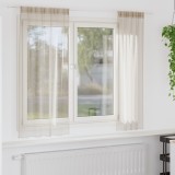 vidaXL Perdele cu perdele 2 pcs Nisip 140 x 175 cm Poliester
