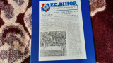 Program - supliment FC Bihor Februarie 1982