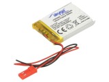 Acumulator Li-Po 3,7V 1000mAh AKYGA cu cabluri și conector JST SYP-02T-1
