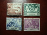 JAMAICA 1949 SERIE UPU MH, Nestampilat