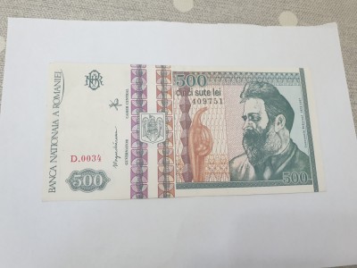 bancnota romania 500 lei 1992 foto