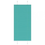 VidaXL Jaluzea plisată verde petrol 55x150 cm Lățime țesătură 54,4 cm