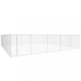 Padoc pentru c&acirc;ini de exterior, 950x950x185 cm, oțel galvanizat