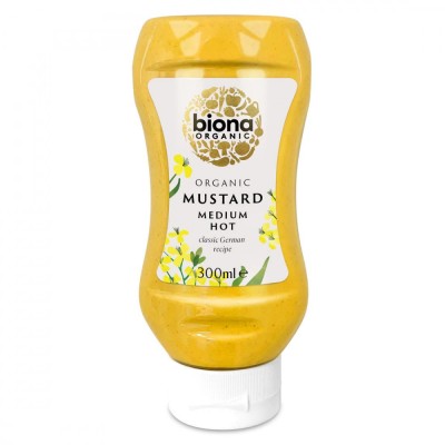 Mustar picant, bio, 300ml, Biona foto