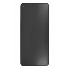 Ecran compatibil cu samsung galaxy a21s, sm-a217, cu touchscreen si rama, black foto