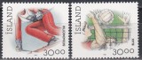 Islanda 1992 - Volei și Schi, MNH, Nestampilat