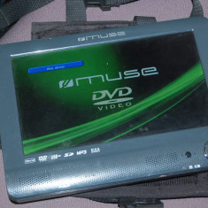 DVD PORTABIL pentru masina MUSE M-960C redare DVD divx mp3 din DISC USB SDcard