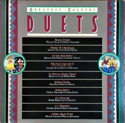 Vinil LP Various &amp;ndash; Greatest Country Duets (M) NOU SIGILAT ! foto