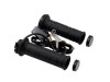 Mansoane Incalzite Ghidon Moto, 12V, Temperatura Reglabila 50-70&deg;C, Negre, Diametru 22-23mm, Putere 12-24W