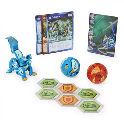 BAKUGAN S4 PACHET STARTER HOWLKOR ULTRA, COLOSSUS SI PEGATRIX foto