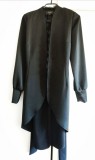 Rochie NOIRE tip sacou frac fostul brand romanesc neagra cu dantela masura S